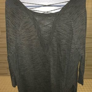 Long sleeve green top